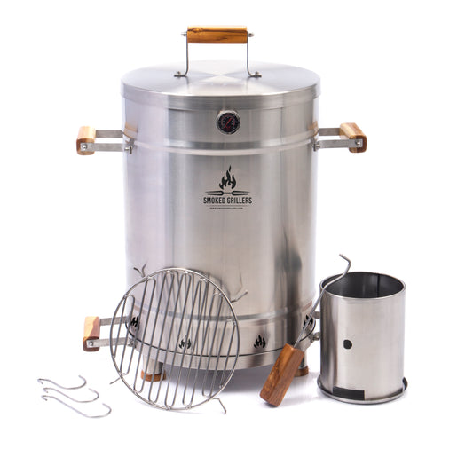 Barrel Smoker & Barril Asador Ahumador - (Large/Grande)